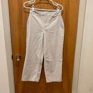 Old Navy Women's Cream Wide Leg Pants